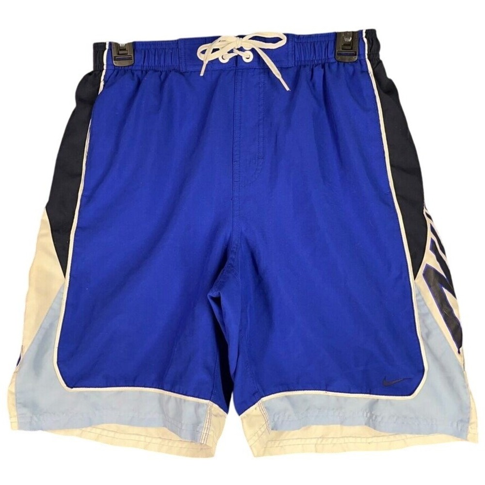 Nike Bathing Suit‎ Boys Medium Youth Blue Swimsuit Unisex Swim Board Shorts